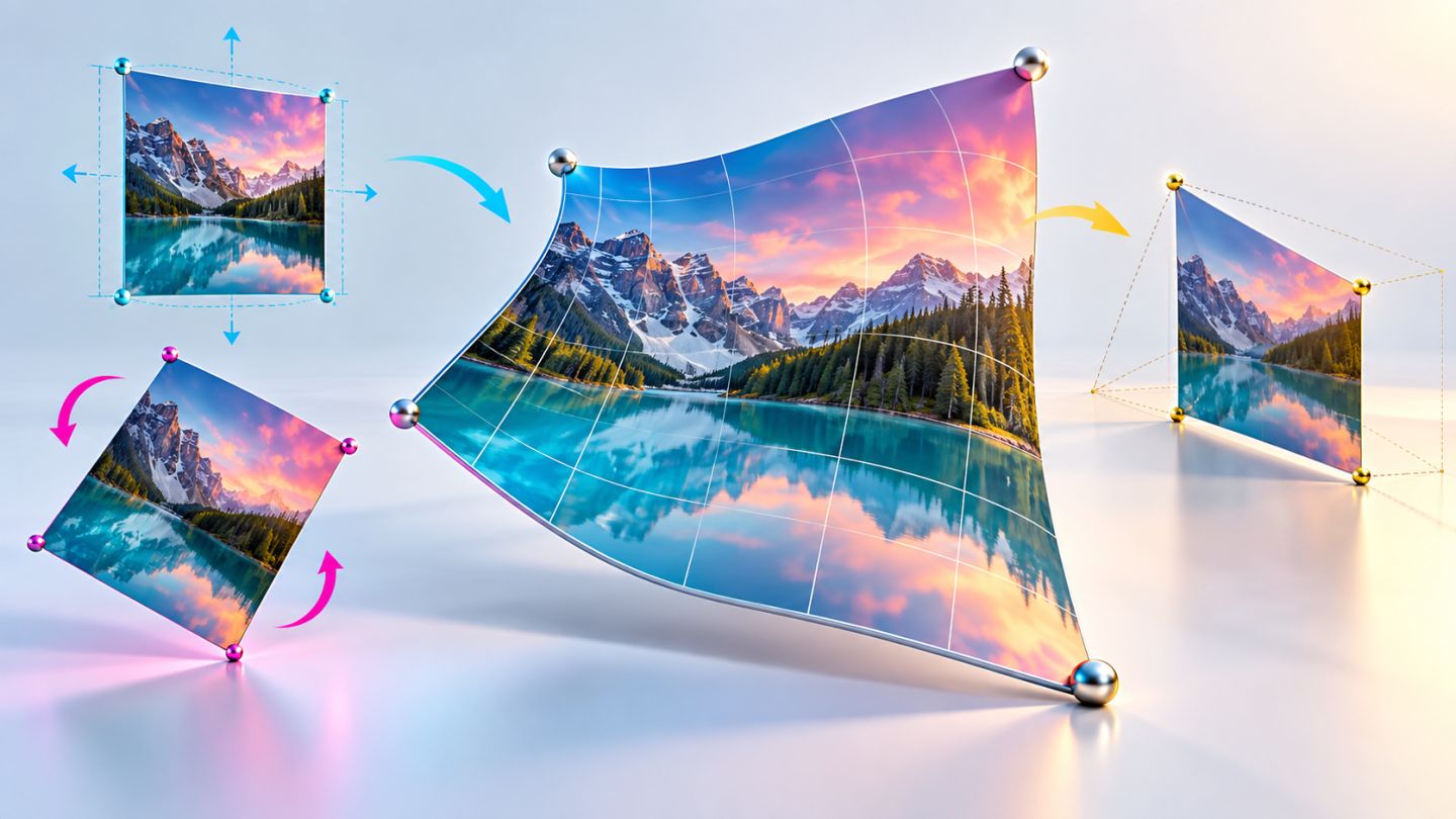 Learn Photoshop Part 10: Free Transform, Warp, and Perspective