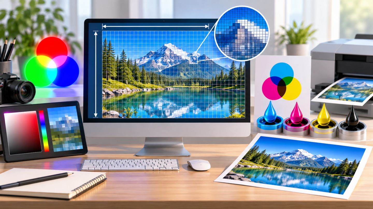 Learn Photoshop Part 3: Size, Resolution, RGB, and CMYK